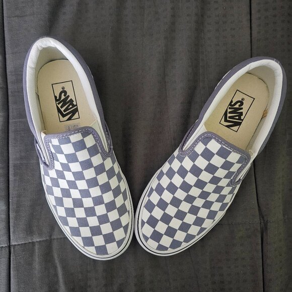 Vans Classic Slip On Checkered Shoes 7.5 - Picture 2 of 7
